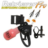 AMS Bowfishing Retriever Pro Combo Kit 200 Lbs 25 Yards LH/RH - Made in the USA