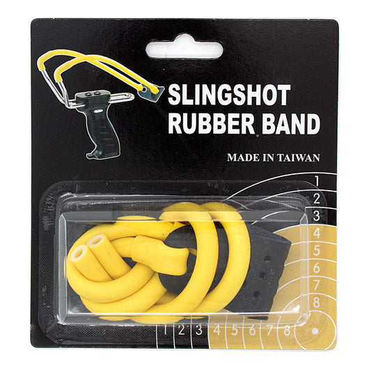 Wizard Slingshot Replacement Rubber Power Bands Yellow Color - Open Box