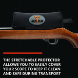 .30-06 Outdoors Stretch Fit Scope Protector #4  Covers 7" - 9" - Black