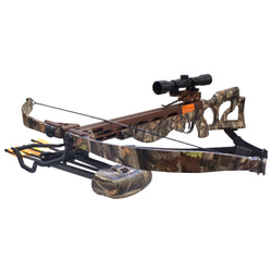 SAS Desert Hawk 225lbs Next G1 Camo Recurve Crossbow 4x32 Scope Package 330FPS