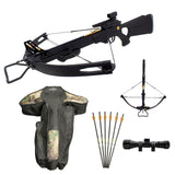 SAS Panther 150lbs Compound Crossbow 280fps 4x32 Scope Package with Carrying Bag