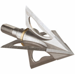 Wac’Em Broadhead Fixed 4 Blade 100 Grain 3 Pack with Free Strobing FIT Nock