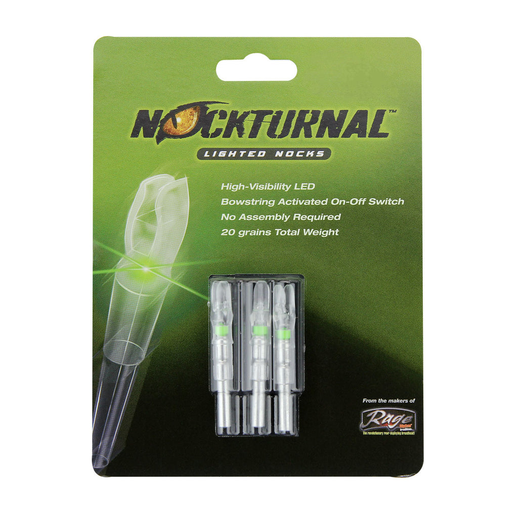 Nockturnal GT Lighted Nocks for Arrows with .246 Inside Diameter 3/P