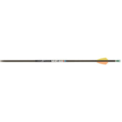 Carbon Express Nano .166 Fletched Target Arrow w/ Fusion x Vanes (600) - 6/Pack