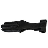 SAS Archery Leather Protective Gloves Three Fingers Hand Release