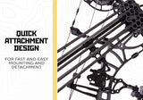Trophy Ridge Quick-attachment Lock 5-Arrow Quiver with LED Lights - Open Box