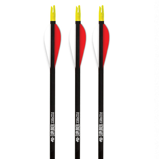 PSE Archery Explorer Black/White/Red Arrows 26