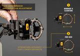 Trophy Ridge React H4 4-Pin Bow Sight - Right Hand or Left Hand