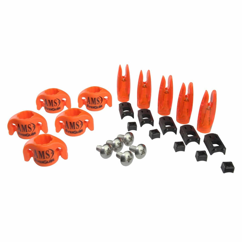 AMS Bowfishing EverGlide® Safety Slide® Kit for 5/16 Arrows - Red