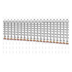 Tru Ball Axcel Achery Sight Tape Set - One Set/Three Set