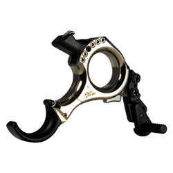 Tru Ball Abyss Flex Thumb Trigger Release 3/ 4 Finger Medium/Large - QuickSilver