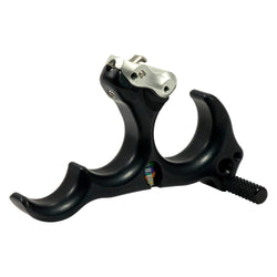 Tru Ball HT 3 Finger Hand Held Bow Release  Aluminum Small/Medium/Large - Black