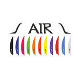 Bohning 2" Air Vane Hot Pink, Neon Yellow, or Satin Blue US Made - 36/Pack