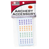 Bohning Wrap Around Multi Color Arrow Numbering Decals Made in USA - 16 Set/Pack