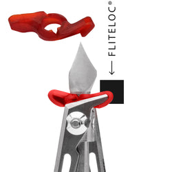 SIK Replacement FliteLoc Clips for SK2 Regular/Crossbow Broadhead - 12/Pack