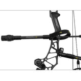 SAS Carbon X Hunting Pro Bow Stabilizer for Compound w/ Damping 6"/8"/10 - Black