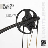 Bear Archery Limitless Dual Cam RTH Compound Bow Package 50 LBs - Right Hand