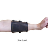 SAS Leather Traditional Arm Guard with Stretch Cord Archery Bow Range Longbow