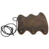 SAS Leather Traditional Arm Guard with Stretch Cord One Size w/ Metal Lace Hooks
