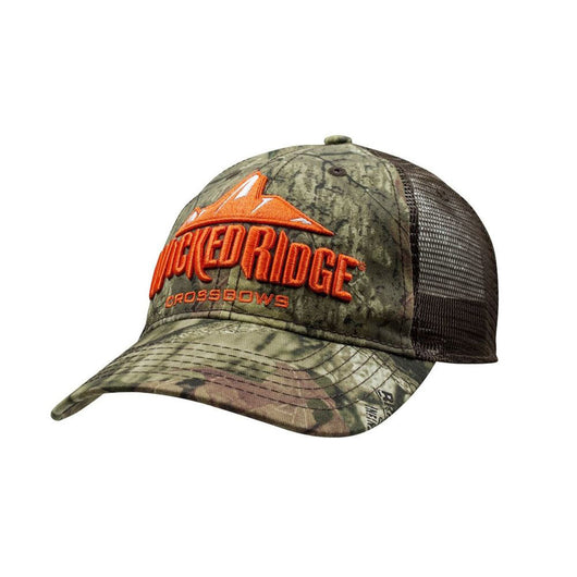 Wicked Ridge Hat Embroidered - Camo/Brown Mesh