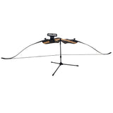 SAS Lightweight Fiberglass Bow Stand for Recurve Bow Longbow Takedown Bow -Black