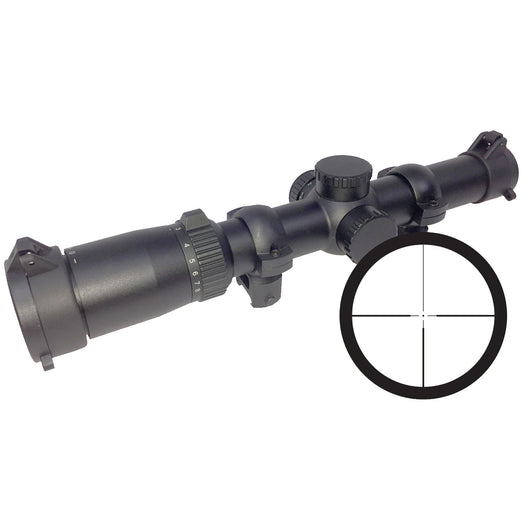 Ravin 1-8x24 Tactical Crossbow Scope Fully-Coated Lenses - Black