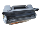 Plano Rustrictor™ Field/Ammo Box Large Waterproof - Gray/Black