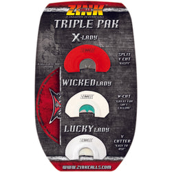 Zink Triple Pak Diaphragm Turkey Call Combo - 3/Pack