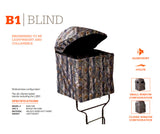 Millennium B1 Tree Stand Blind Fits All L-Series Ladder Stands - Camo
