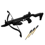 SAS Menace 80Lbs Pistol Crossbow w/ Adjustable Stock + Handgrip Black - Open Box