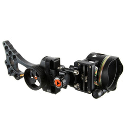 Apex Gear Covert Four-Pin Sight .019 Adjustable for Left/Right-Handed - Black