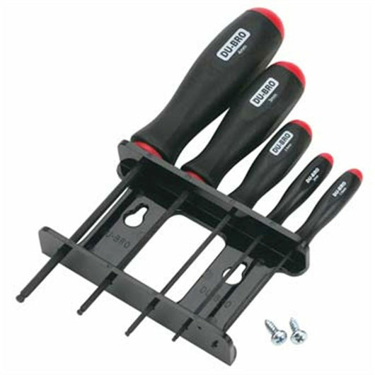 Pine Ridge 5-Piece Metric Ball Wrenches Set with Holder