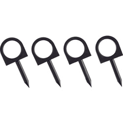 Pine Ridge Archery Target Pins Black Color - 4/Pack
