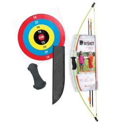 Bear Archery 1st Shot Youth Bow Set Left Hand and Right Hand - Flo Green