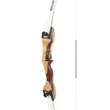 Bear Archery Bullseye X Recurve 20 lb Youth Bow 54" Right Hand - White/Brown