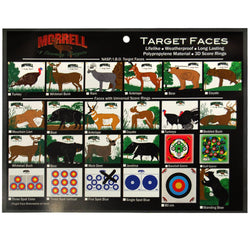 Morrell  I.B.O/NASP Polypropylene Archery Target Face - 6 Designs Availabel