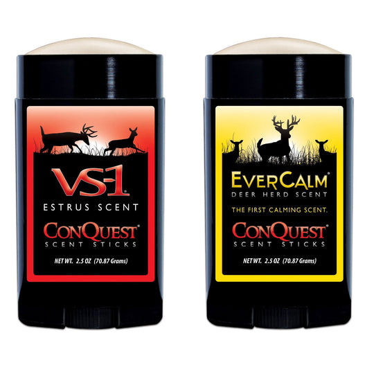 ConQuest Hunter's Pack Deer Scent Sticks Vs-1 and Ever Calm Stick - 2/Pack