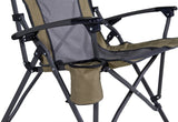 Browning Camping Fireside Chair Steel-Framed Compact Foldable - Pink Logo