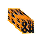 Allen Company EZ-Aim Adhesive Splash 1"/2"/3" Bullseye Orange Target- 12 Sheets