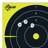 Allen Company EZ-Aim Non-Adhesive Splash Bullseye Target 8"x 8" - 25/Pack