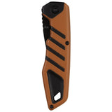 Allen Company Drop Point Gut Hook Folding Knife 4-inch - Orange and Black