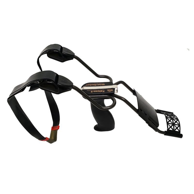 その他 Falcon-2 50 Caliber Wrist Rocket Saunders Falcon 2 Wrist Rocket Slingshot Black - Made in the USA