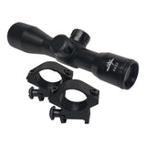 SAS Compact 4x32 Multi-Reticle Crossbow Scope with 7/8" Rings 7.5" Long