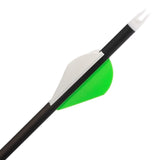 Allen Company Razor ZX600 Carbon Arrow 29" Black Color - 6/Pack