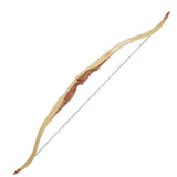 SAS Maverick One Piece Traditional Wood Hunting Bow 40Lbs RH Clear Limb-Open Box