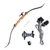 SAS Spirit Jr 54" Beginner Youth Wooden Archery Bow Black Package - LH or RH