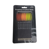 SAS Prophecy X Pistol Carbon Crossbow Bolts - 12/Pack