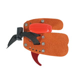 SAS Elite Aluminum Suede and Leather Finger Tab Red Medium - Open Box