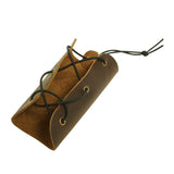 SAS 6.5" Traditional Suede Leather ArmGuard Spring Fastener Cord Lock - Open Box