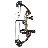 SAS Hero Junior Kid Youth Compound Bow Package 10-29 LBS Camo - Open Box